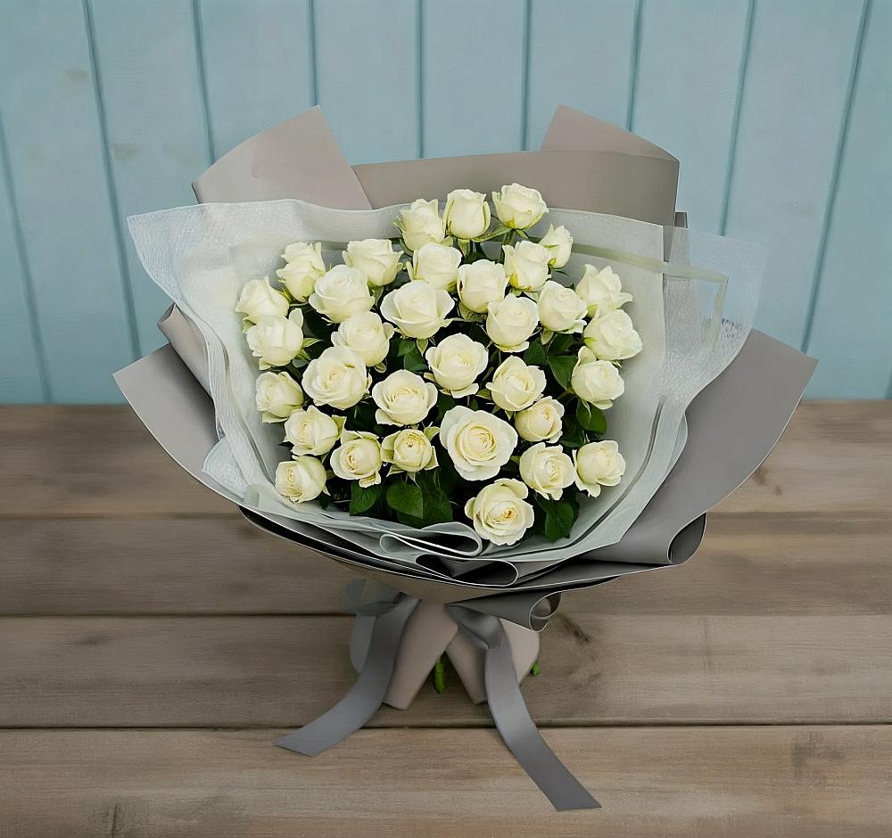 Букет Белоснежная нежность в Нестерово