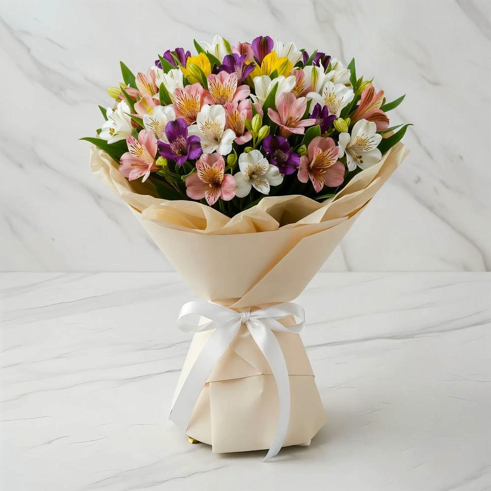 Букет цветов из: Альстромерии в Нестерово