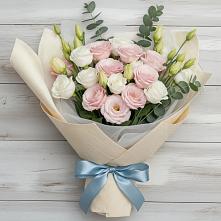 Букет цветов из:  Лизиантусы в Нестерово