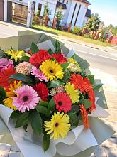 Букет цветов из:  Герберы #REPLACE_PRED# Нестерово