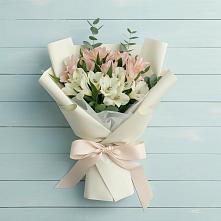 Букет цветов из:  Альстромерии #REPLACE_PRED# Нестерово