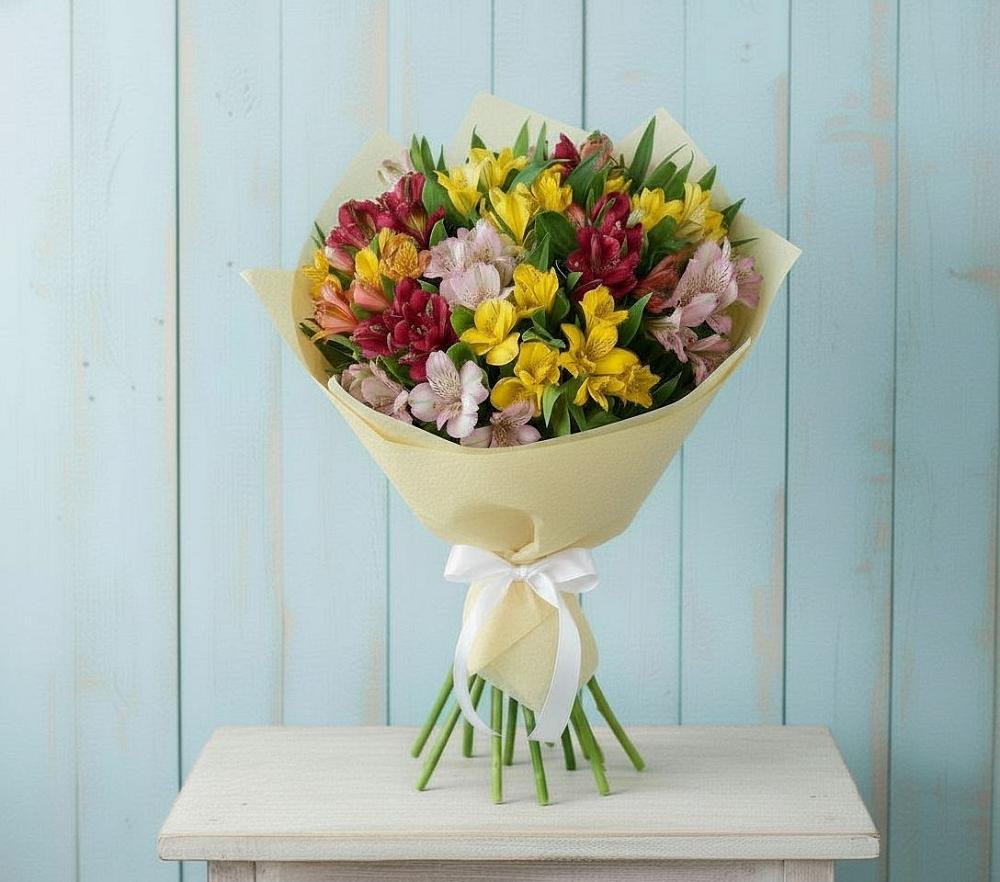 Букет цветов из: Альстромерии в Нестерово