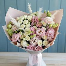 Букет цветов из:  Альстромерии и Розы в Нестерово